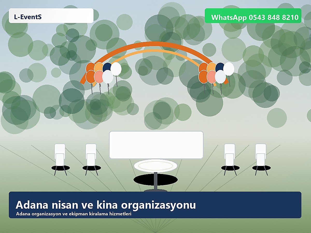 Adana nişan kına organizasyonu süsleme alanı